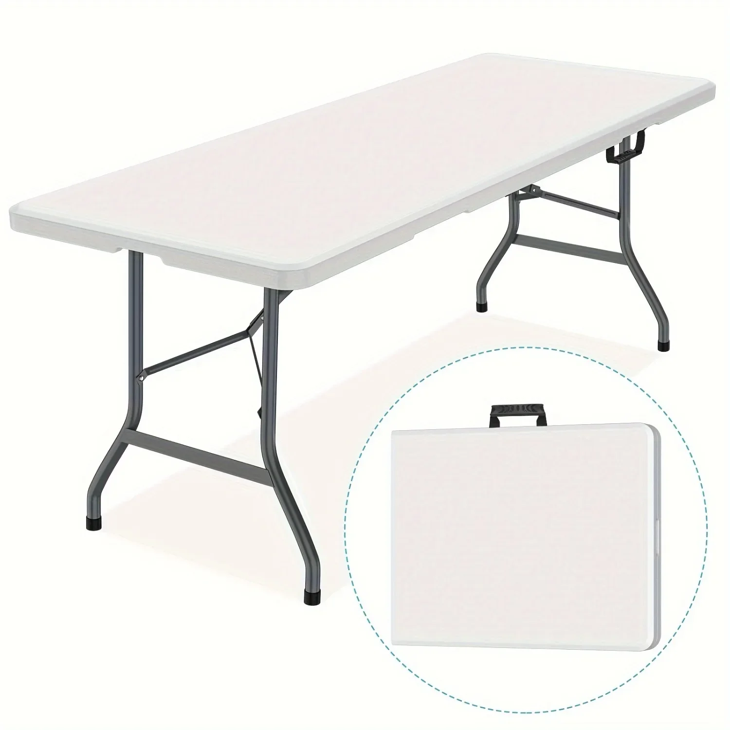 Kids Outdoor Folding Table - Stół składany z tworzywa sztucznego, 180