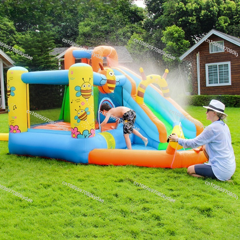 Kids Indoor Outdoor Trampoline - Nadmuchiwany zamek do skakania, park wodny