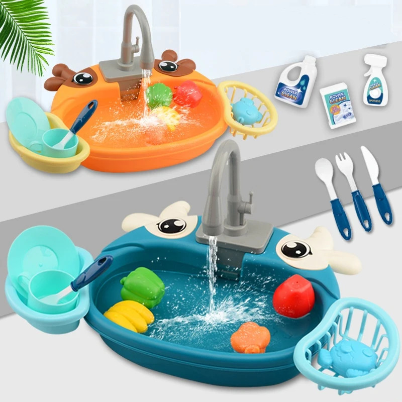 Kids Outdoor Kitchen Accessories - Zestaw kuchni zabawkowej dla maluchów z