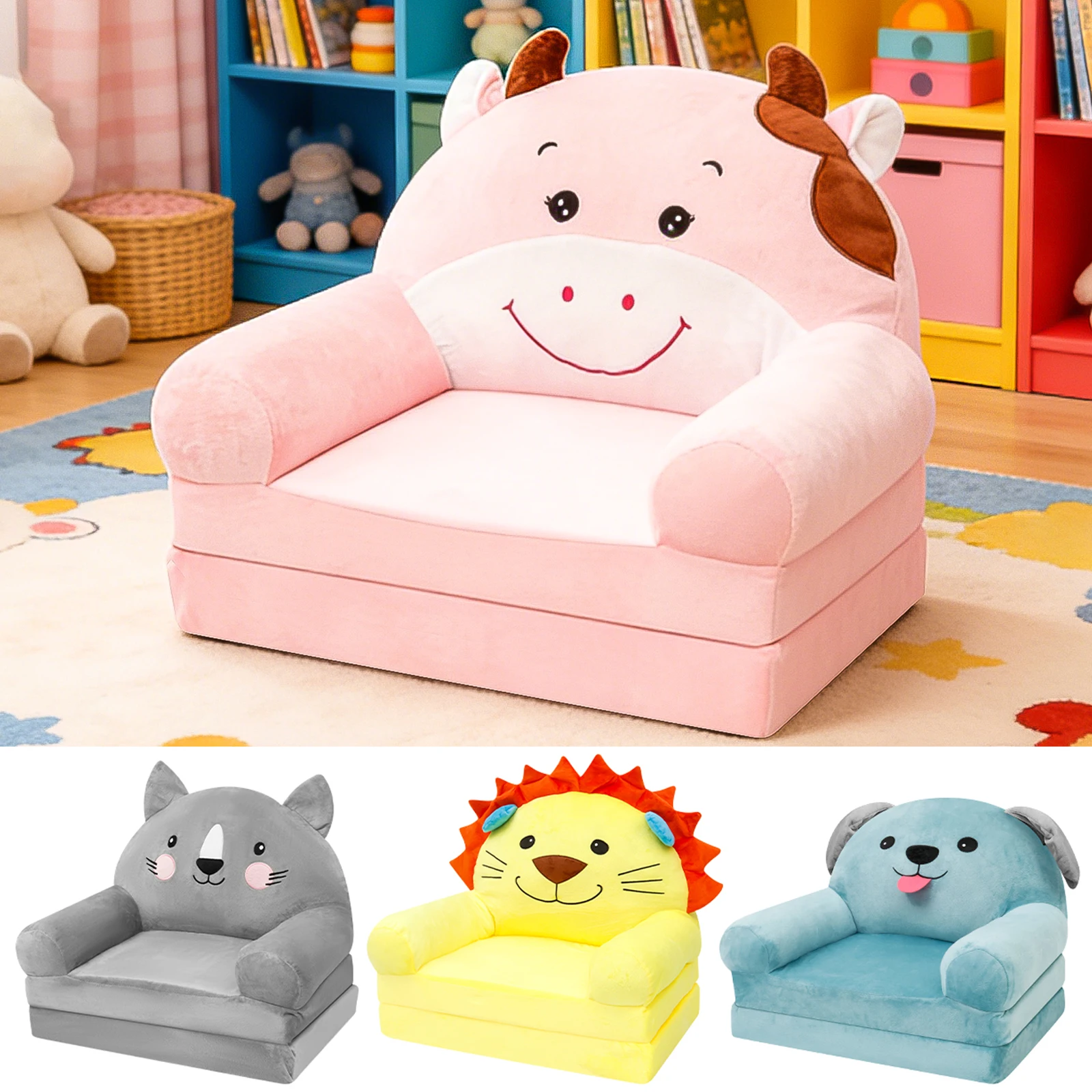 Kids Outdoor Lounge - Składana sofa dla dzieci, fotelik dla