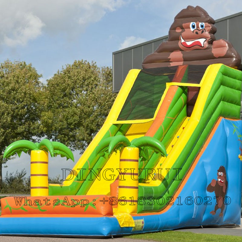 Outdoor Kid Friendly - Duża dmuchana zjeżdżalnia na zewnątrz dla