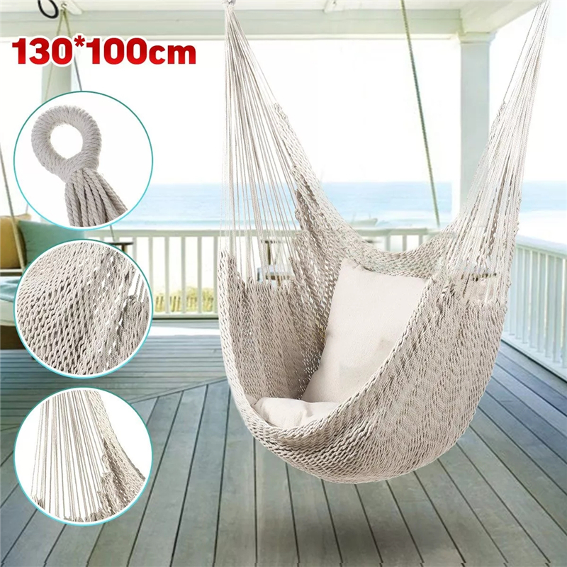Kids Outdoor Lounge - Styl skandynawski biały hamak huśtawka dom