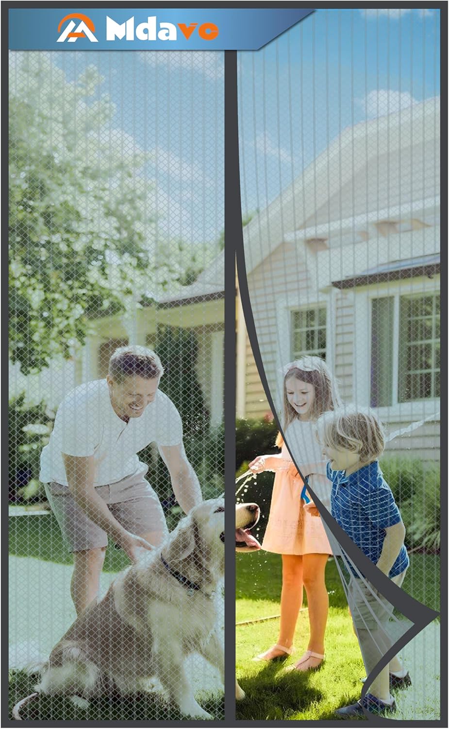 Outdoor Kid Friendly - Magnetyczna siatka na drzwi, siatka na
