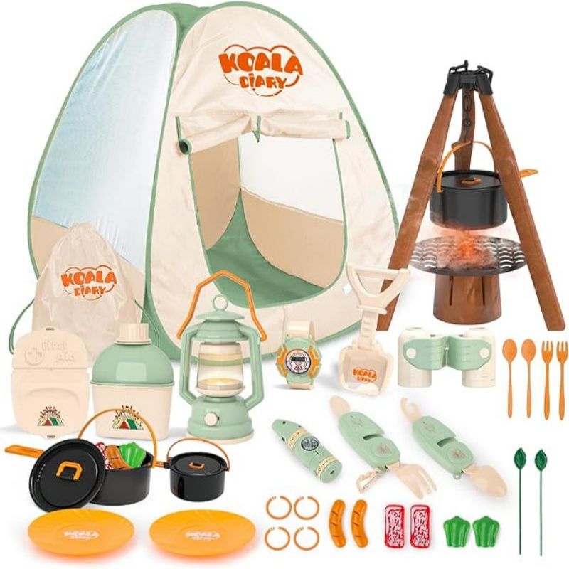 Kids Outdoor Play Tent - Zestaw kempingowy dla dzieci Zabawki dla