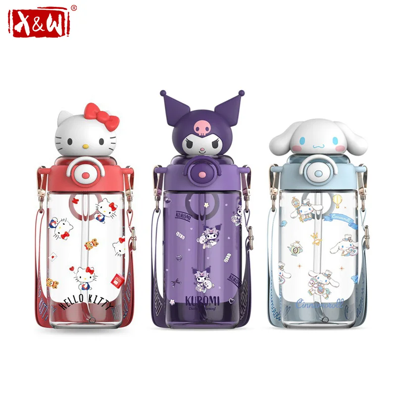 Outdoor Kid Friendly - X&W Kawaii Sanrio Dolls Straw Cup