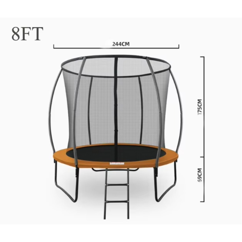 Kids Indoor Outdoor Trampoline - Duża trampolina do ogrodu, do użytku