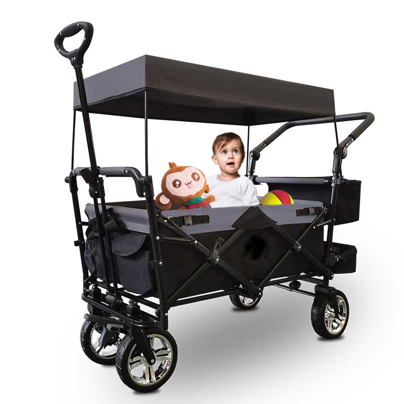 Kids Outdoor Folding Table - Wózek kempingowy składany, terenowy, wytrzymały, do