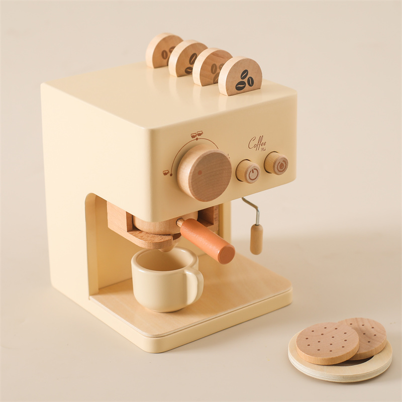 Kids Outdoor Kitchen Accessories - Drewniany zestaw zabawek Montessori dla dzieci