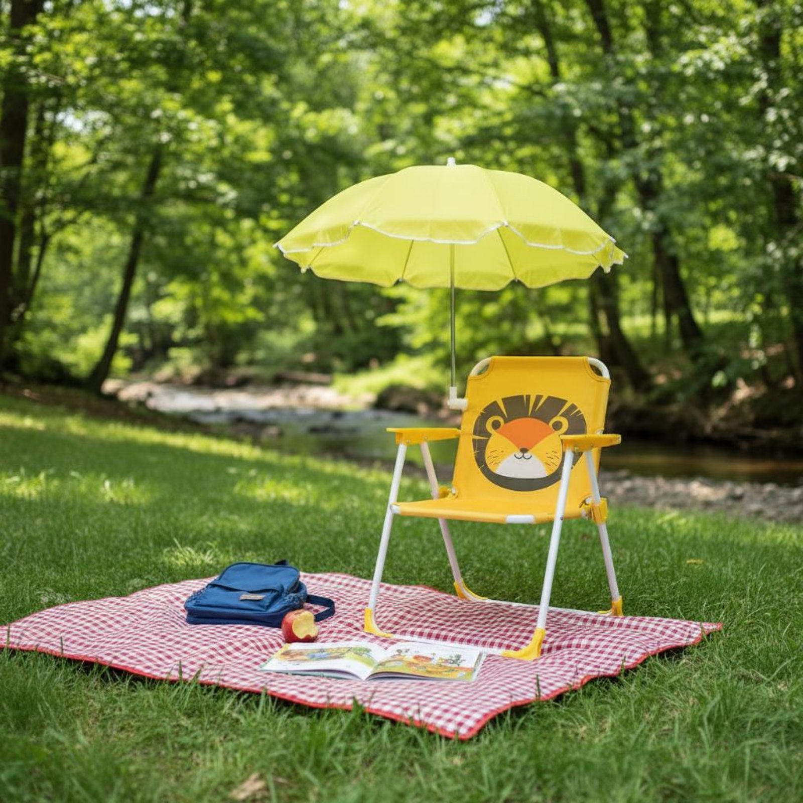 Krzesło plażowe dla dzieci na  – Kids Outdoor Umbrella Chair recenzja i cena