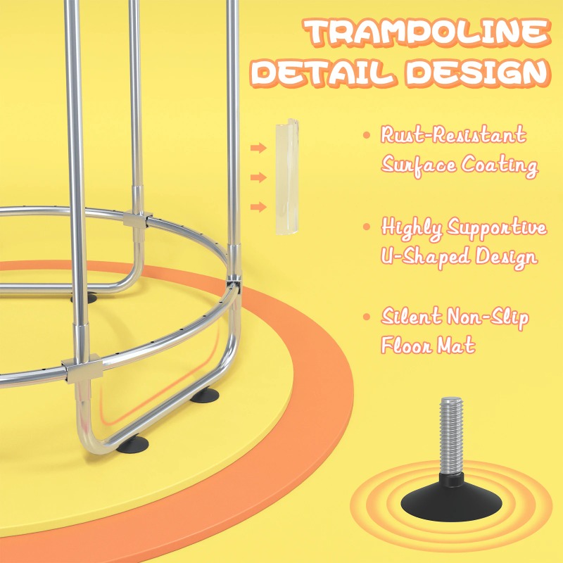 Trampolina dla maluchów 1,5 m, – Kids Indoor Outdoor Trampoline recenzja i cena