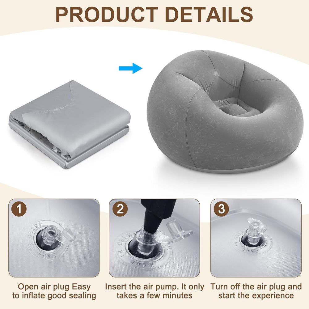 Nadmuchiwane fotele typu bean  – Kids Outdoor Bean Bag recenzja i cena