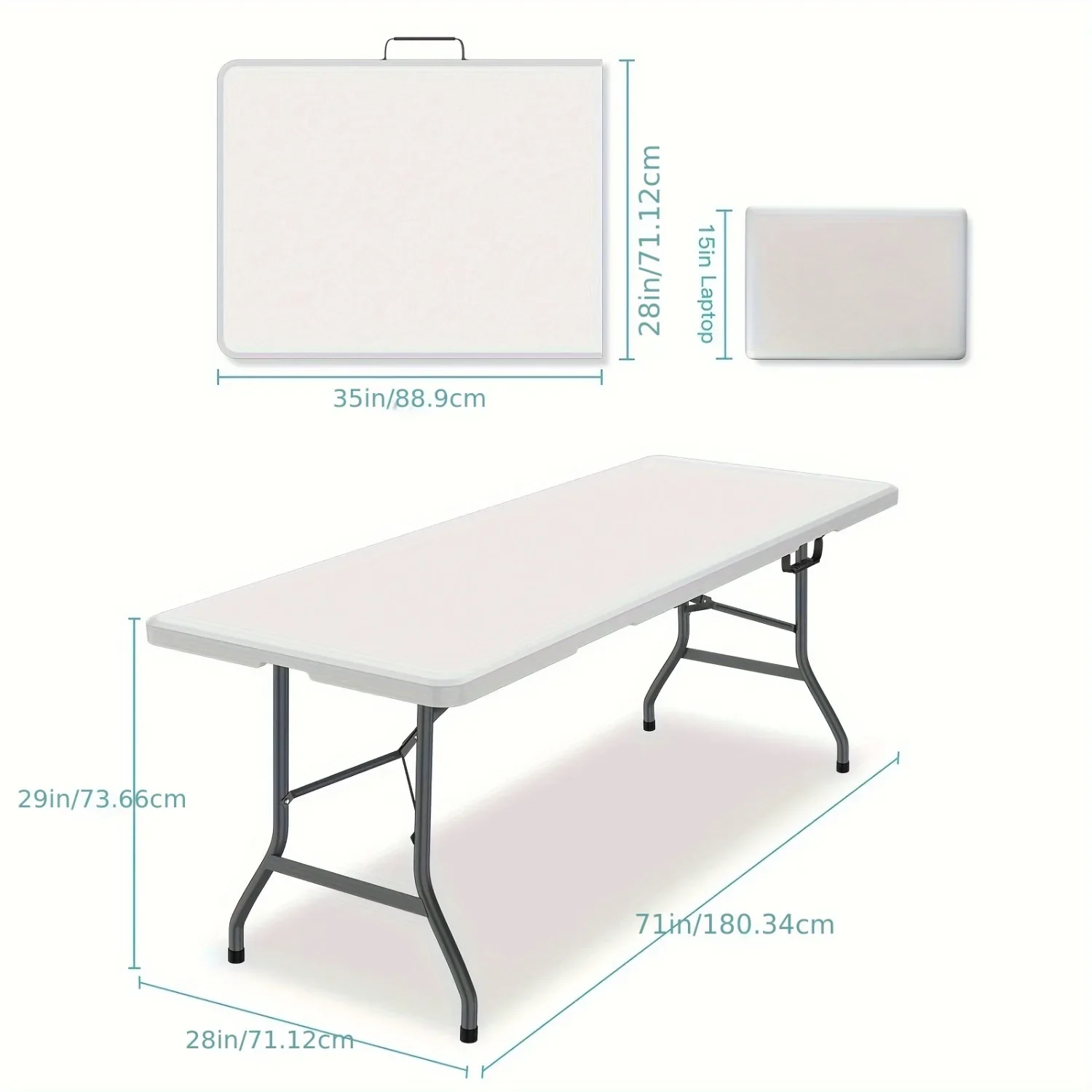 Stół składany z tworzywa sztuc – Kids Outdoor Folding Table recenzja i cena
