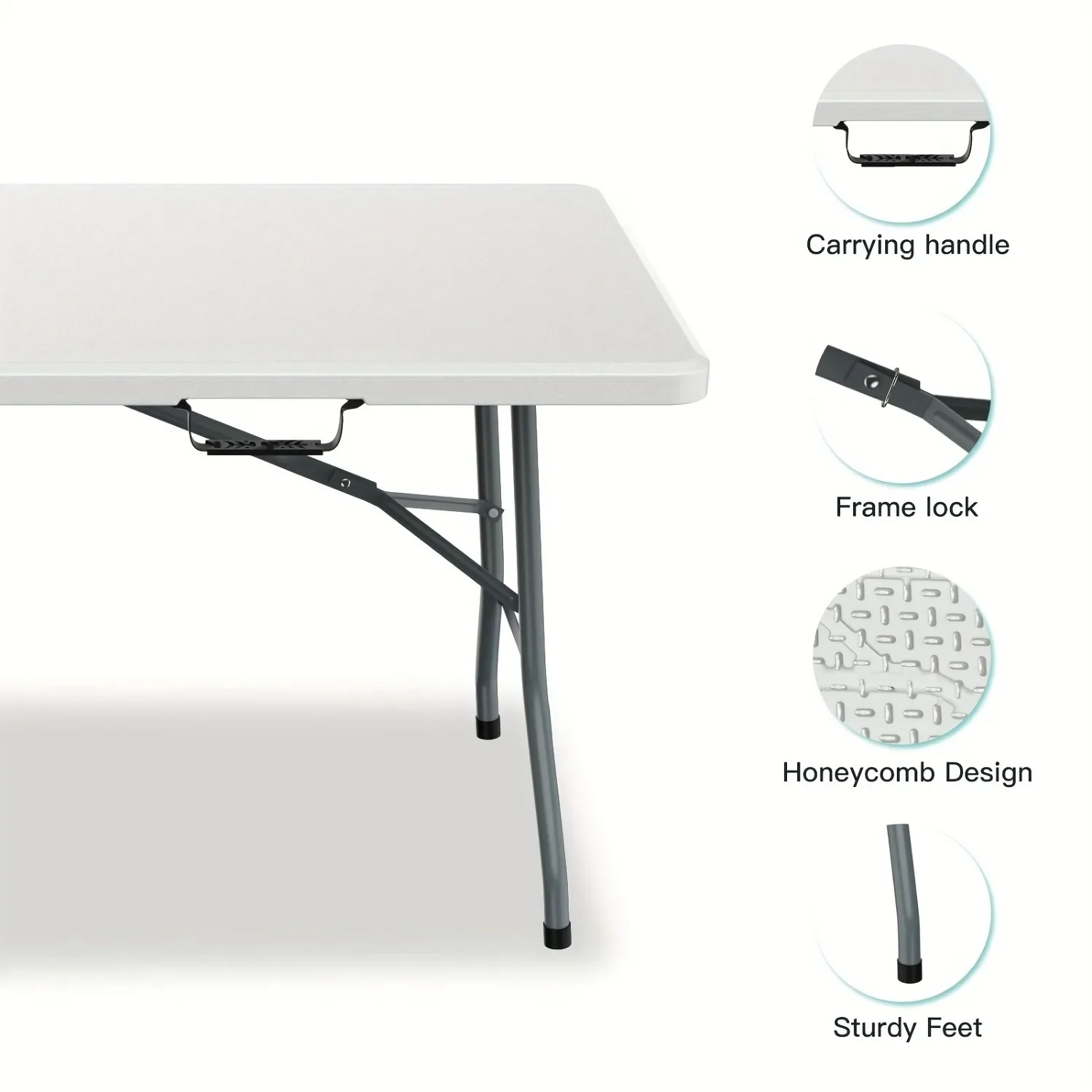 Stół składany z tworzywa sztuc – Kids Outdoor Folding Table recenzja i cena