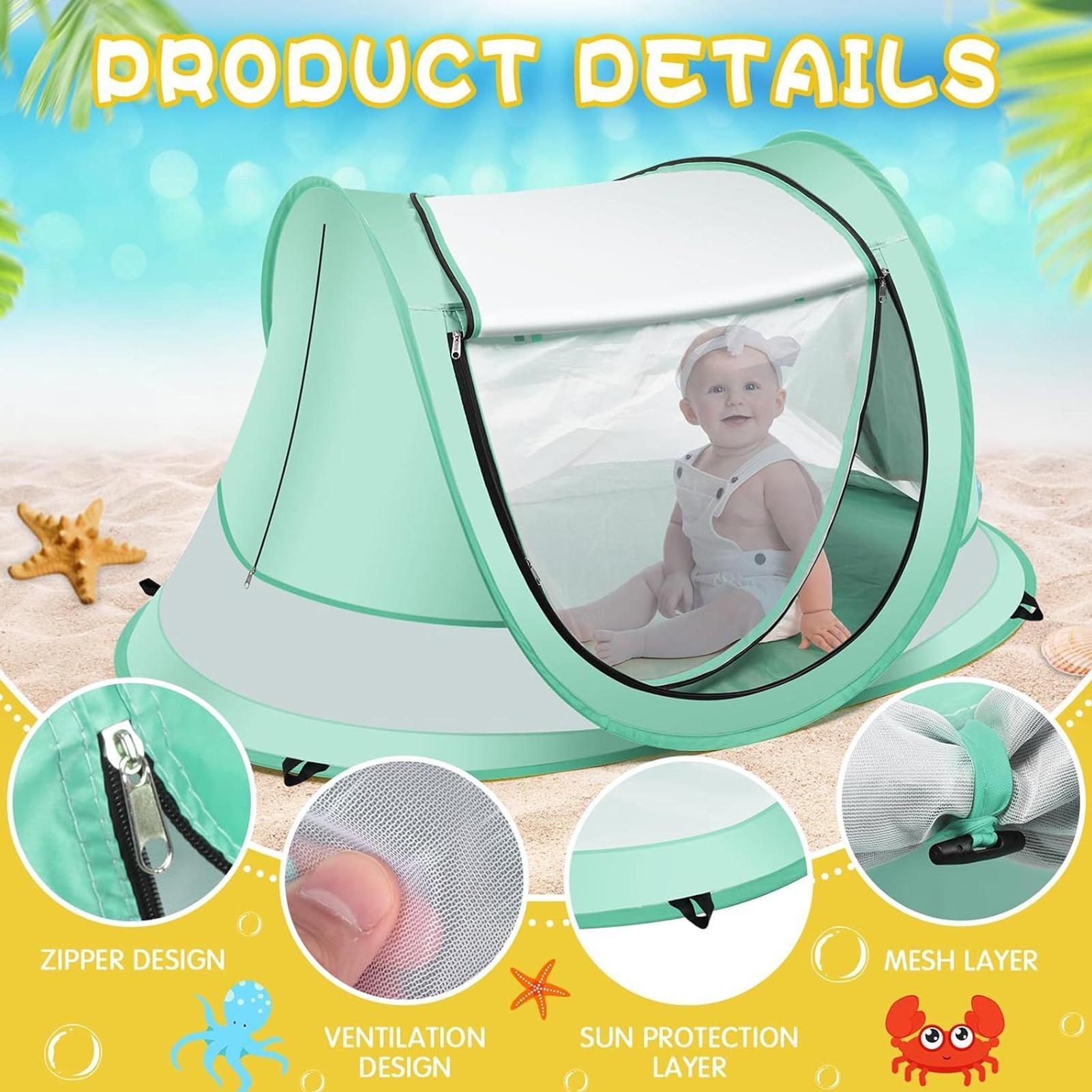 Namiot Plażowy dla Niemowląt P – Kids Outdoor Play Tent recenzja i cena