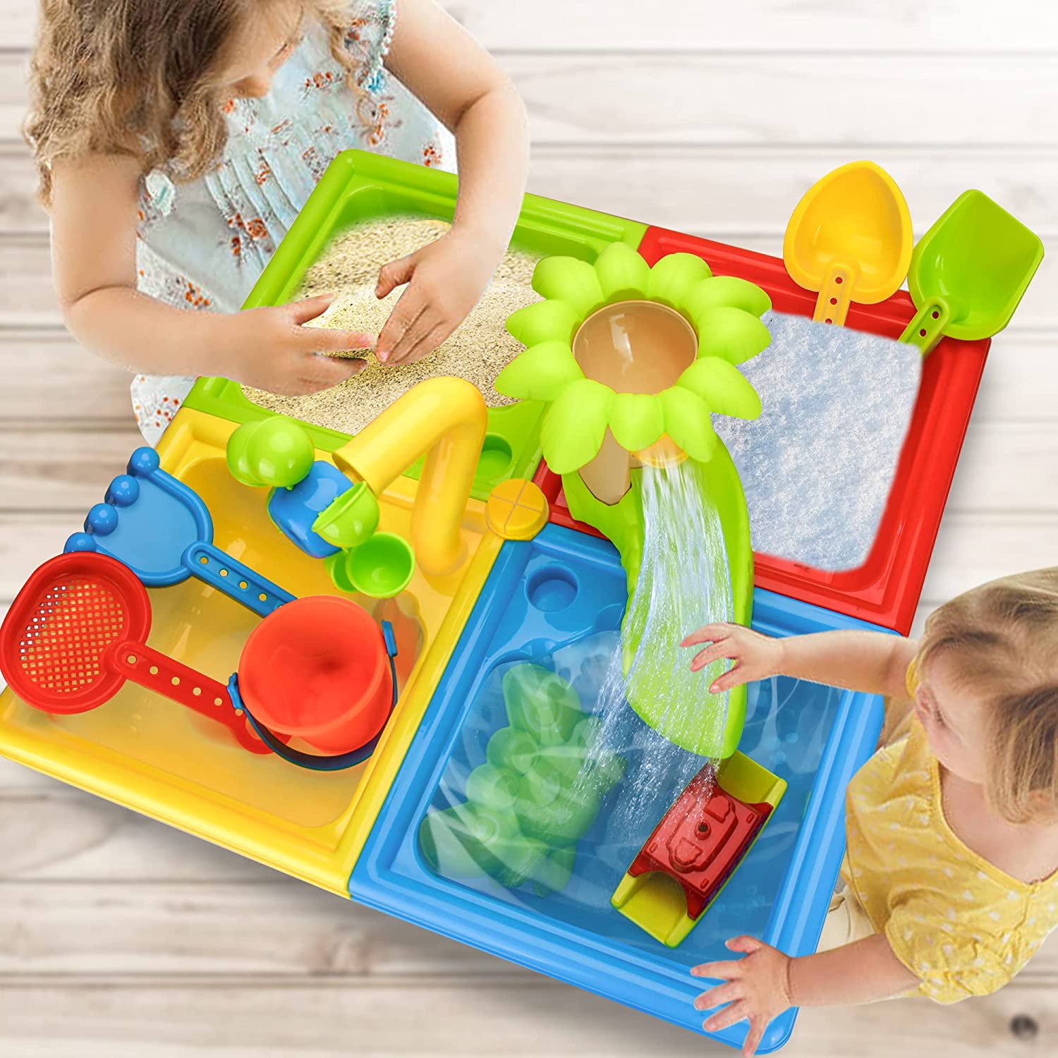 Stół plażowy z piaskiem zabawk – Kids Outdoor Nature Play recenzja i cena