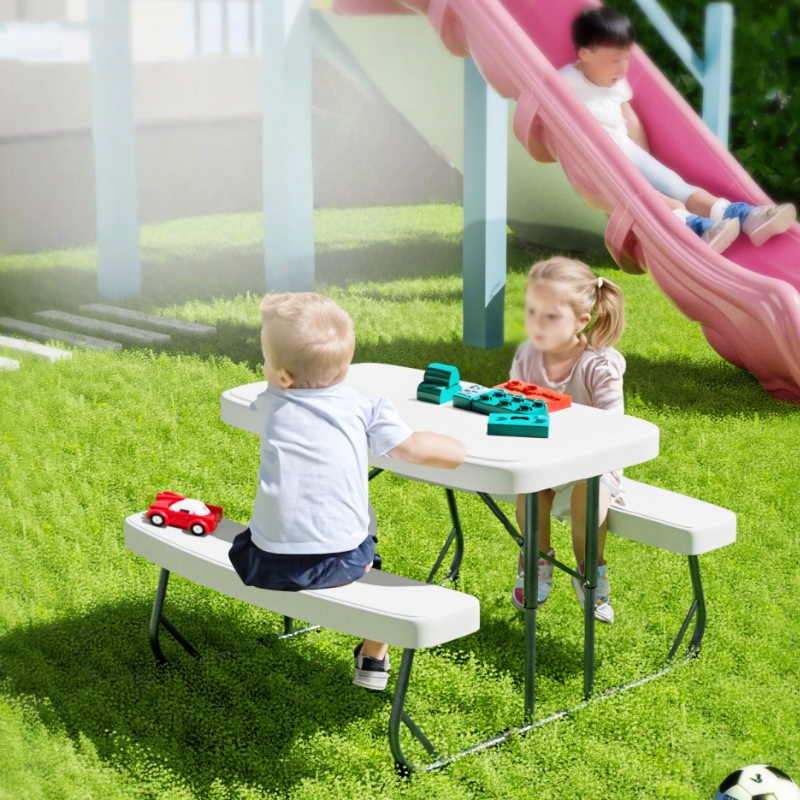 Zestaw składany plastikowy stó – Kids Outdoor Folding Table recenzja i cena