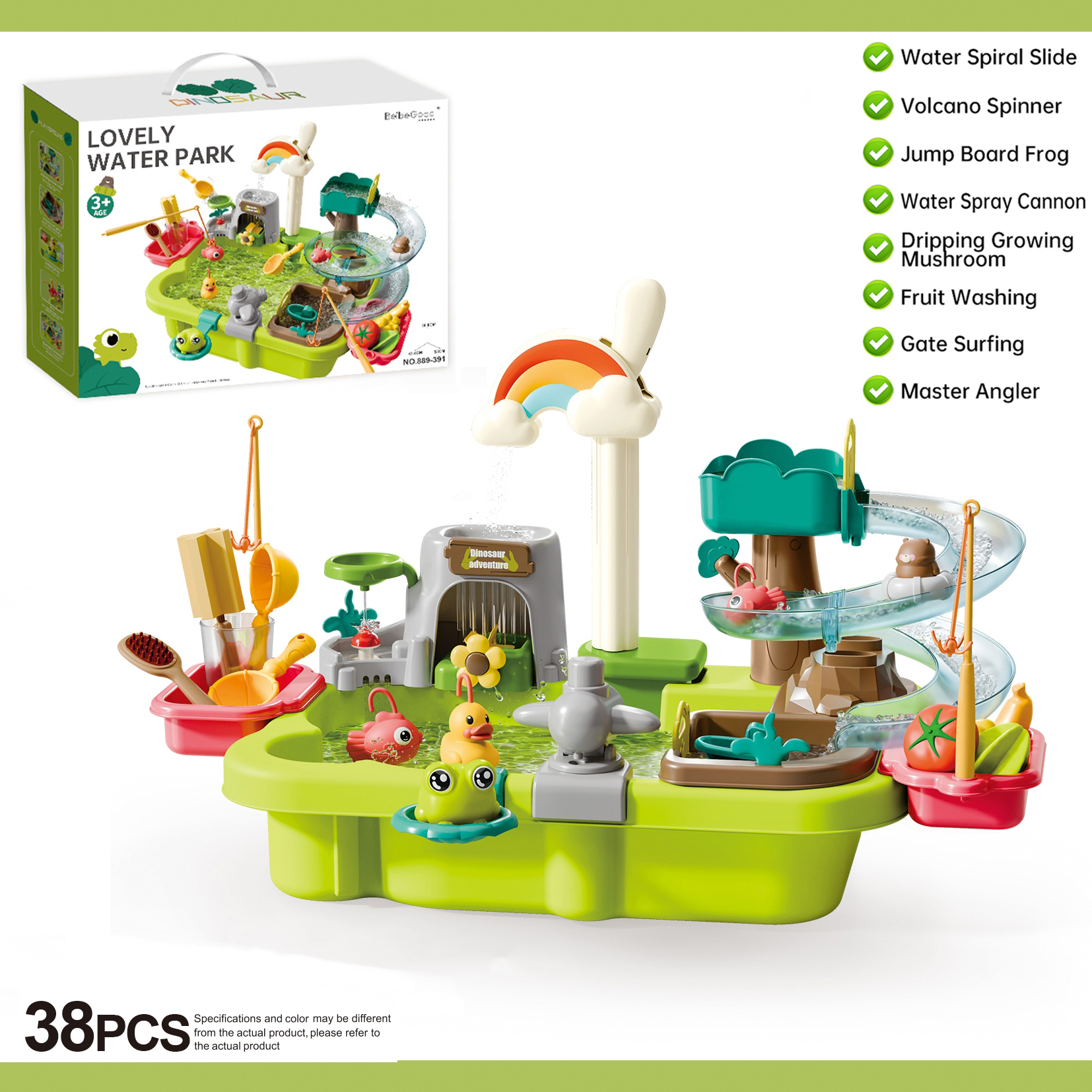38/43/45 elementowy zestaw do  – Kids Outdoor Folding Table recenzja i cena