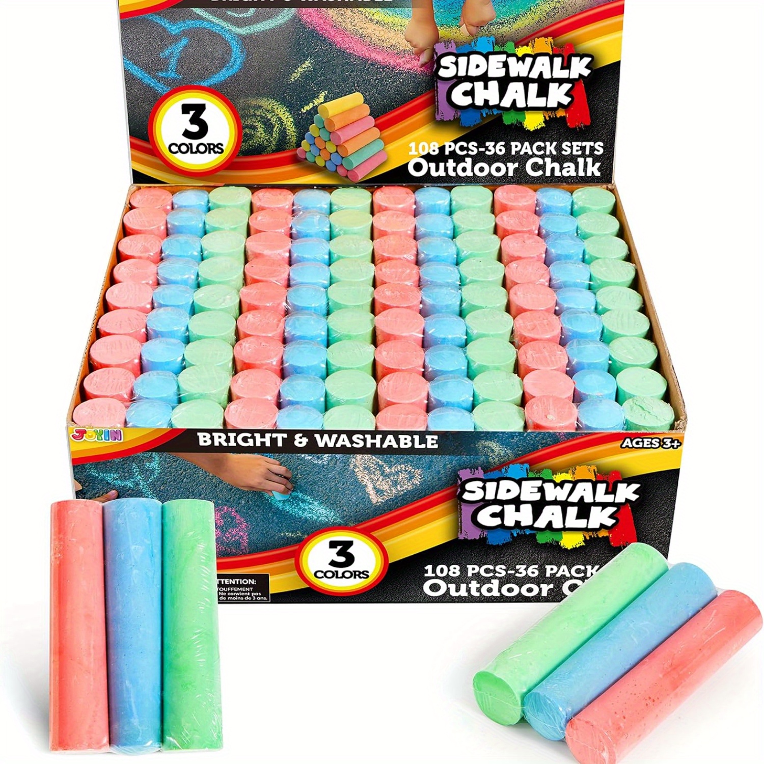 Zestaw 108 kred do malowania n – Chalk Outdoor Jumbo recenzja i cena