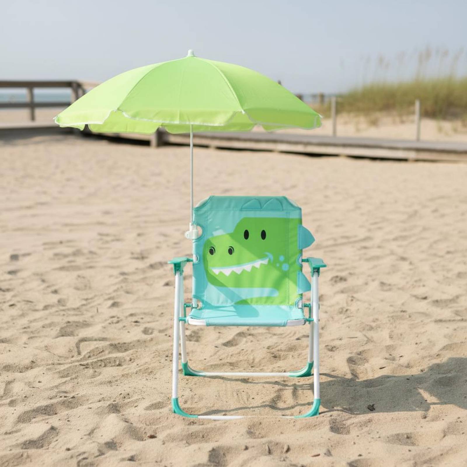 Dziecięce krzesełko plażowe z  – Kids Outdoor Umbrella Chair recenzja i cena