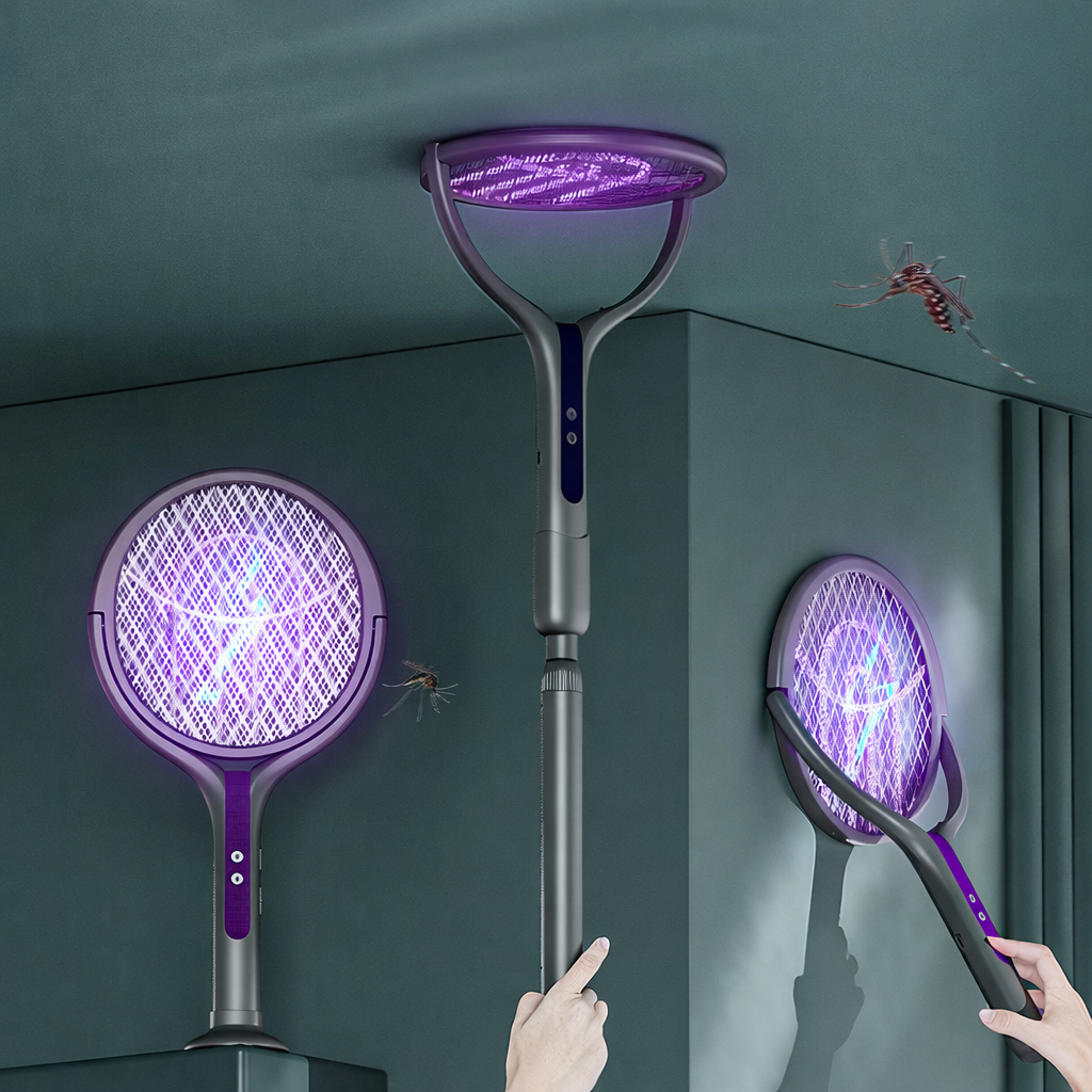 Obrotowa rakietka na komary i  – Bug Catching Kit recenzja i cena