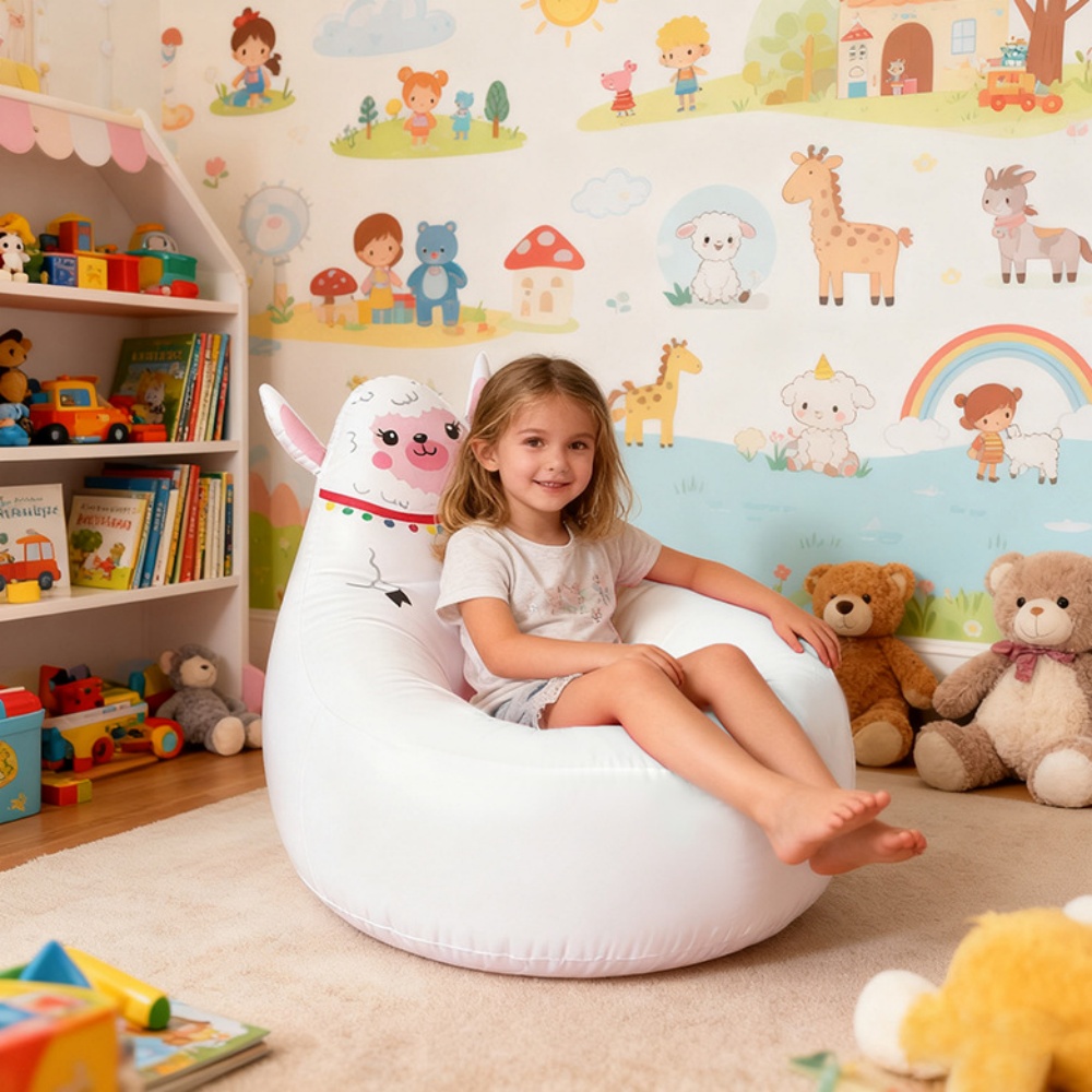 Dmuchana sofa dla dzieci z PVC – Kids Outdoor Foldable Chair recenzja i cena