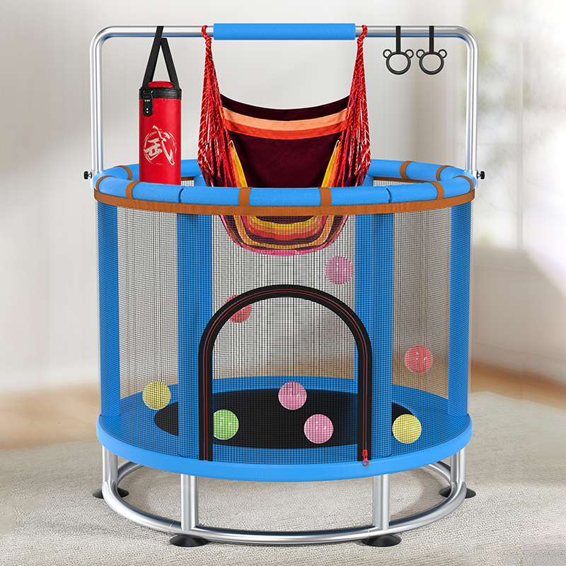 Trampolina z siatką ochronną,  – Kids Indoor Outdoor Trampoline recenzja i cena