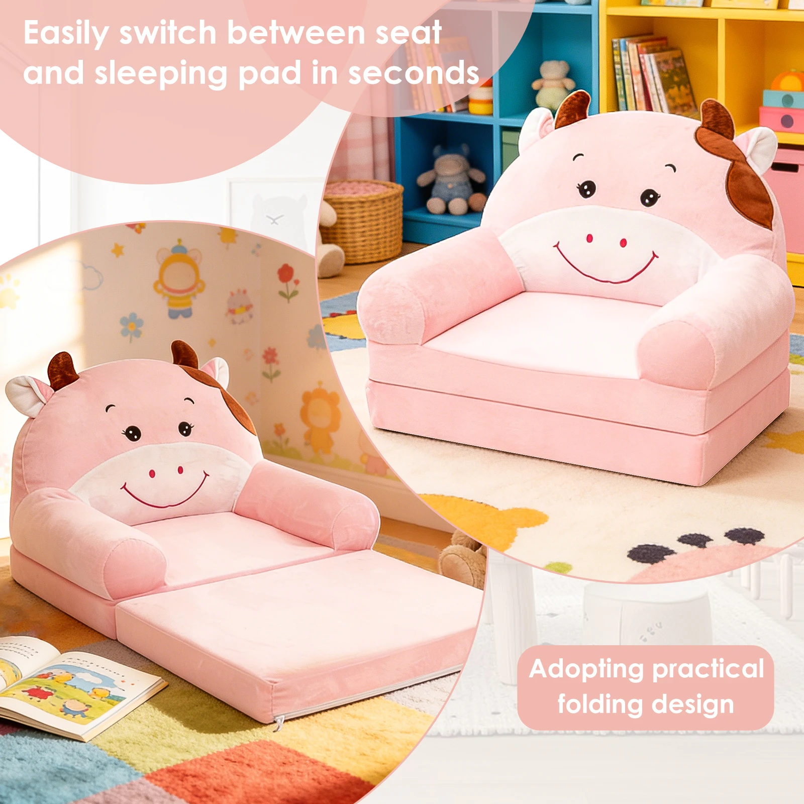 Składana sofa dla dzieci, fote – Kids Outdoor Lounge recenzja i cena