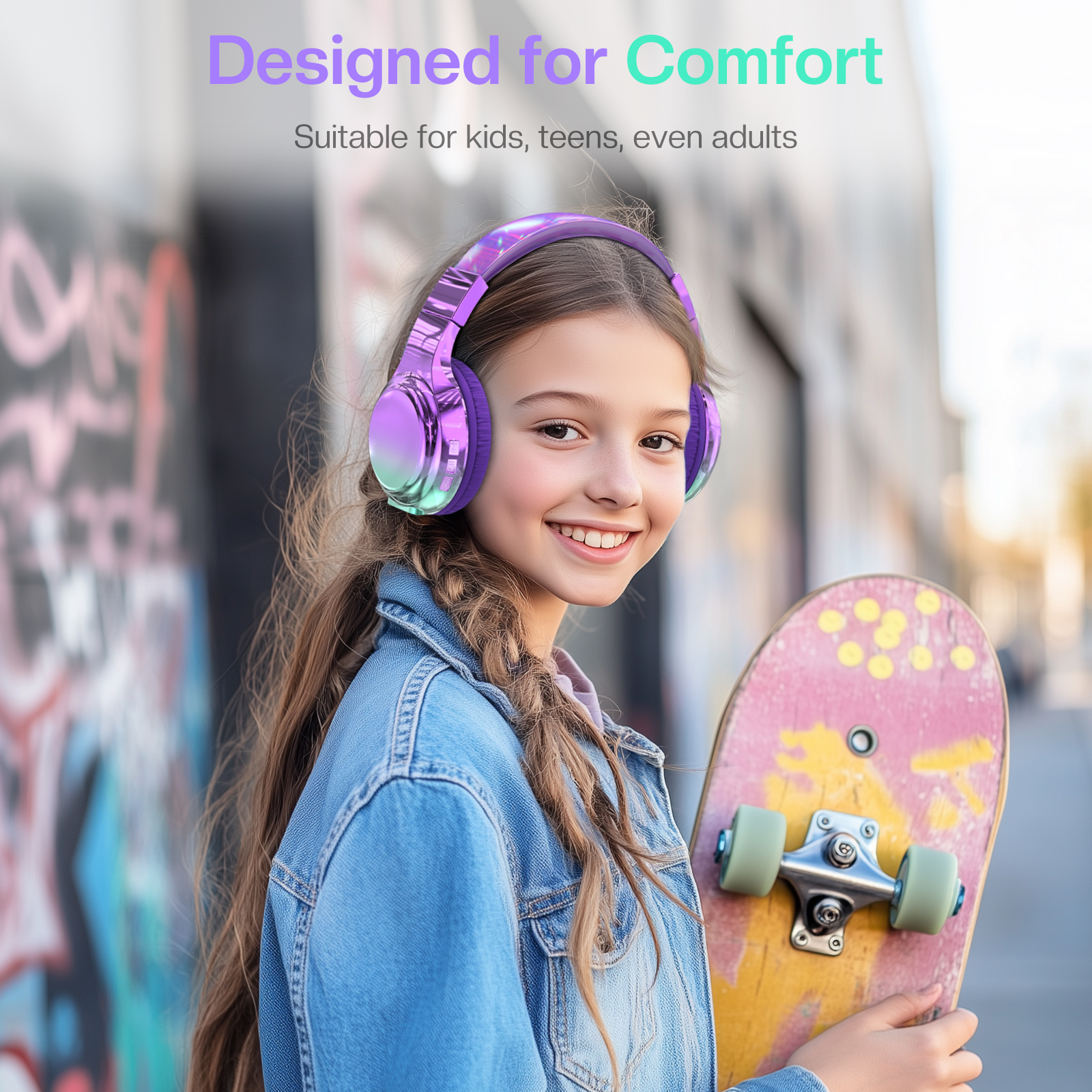 Błyszczące słuchawki Bluetooth – Kids Outdoor Music recenzja i cena