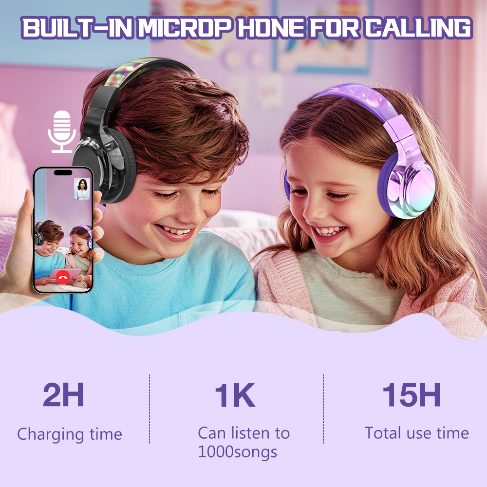 Błyszczące słuchawki Bluetooth – Kids Outdoor Music recenzja i cena
