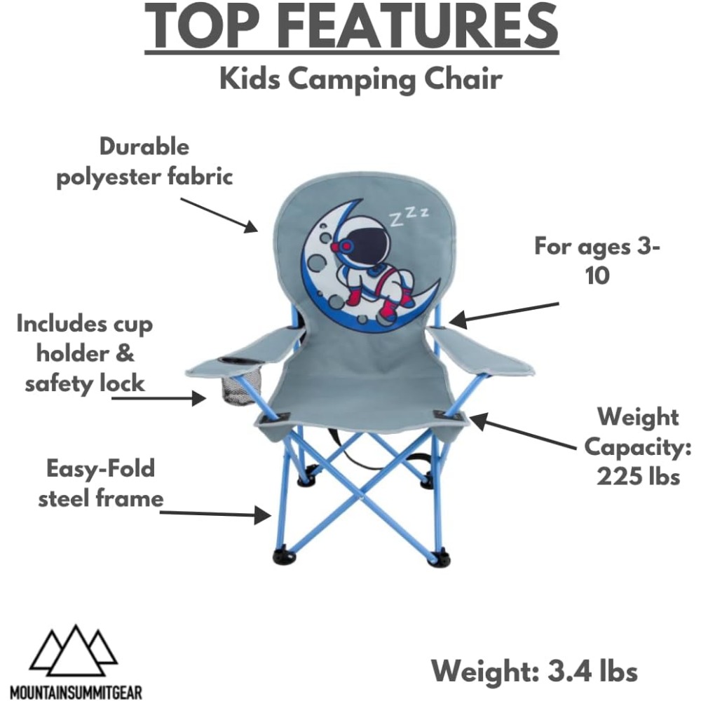 Krzesło kempingowe dla dzieci  – Kids Outdoor Foldable Chair recenzja i cena