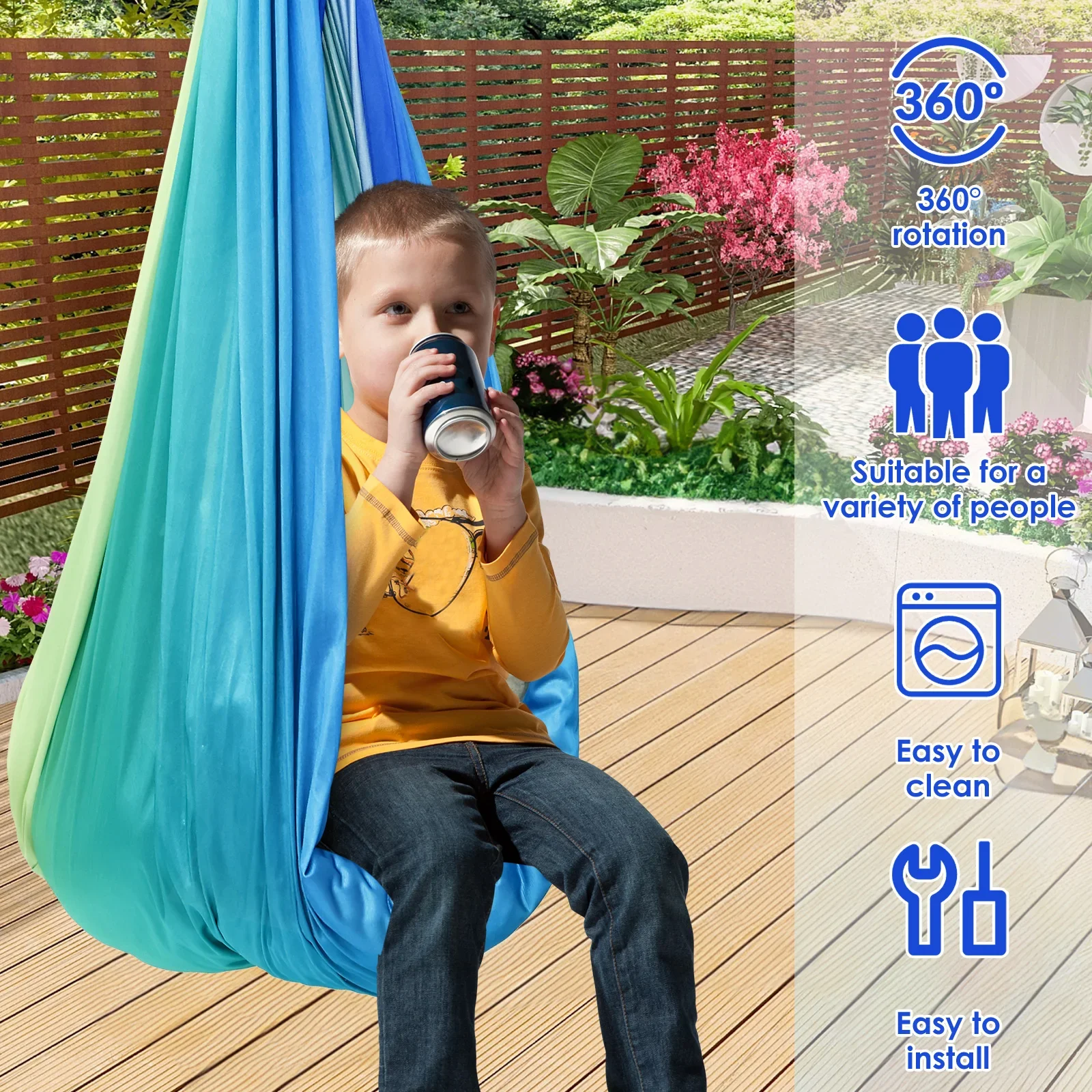 Huśtawka sensoryczna Wygodny h – Kids Outdoor Lounge recenzja i cena