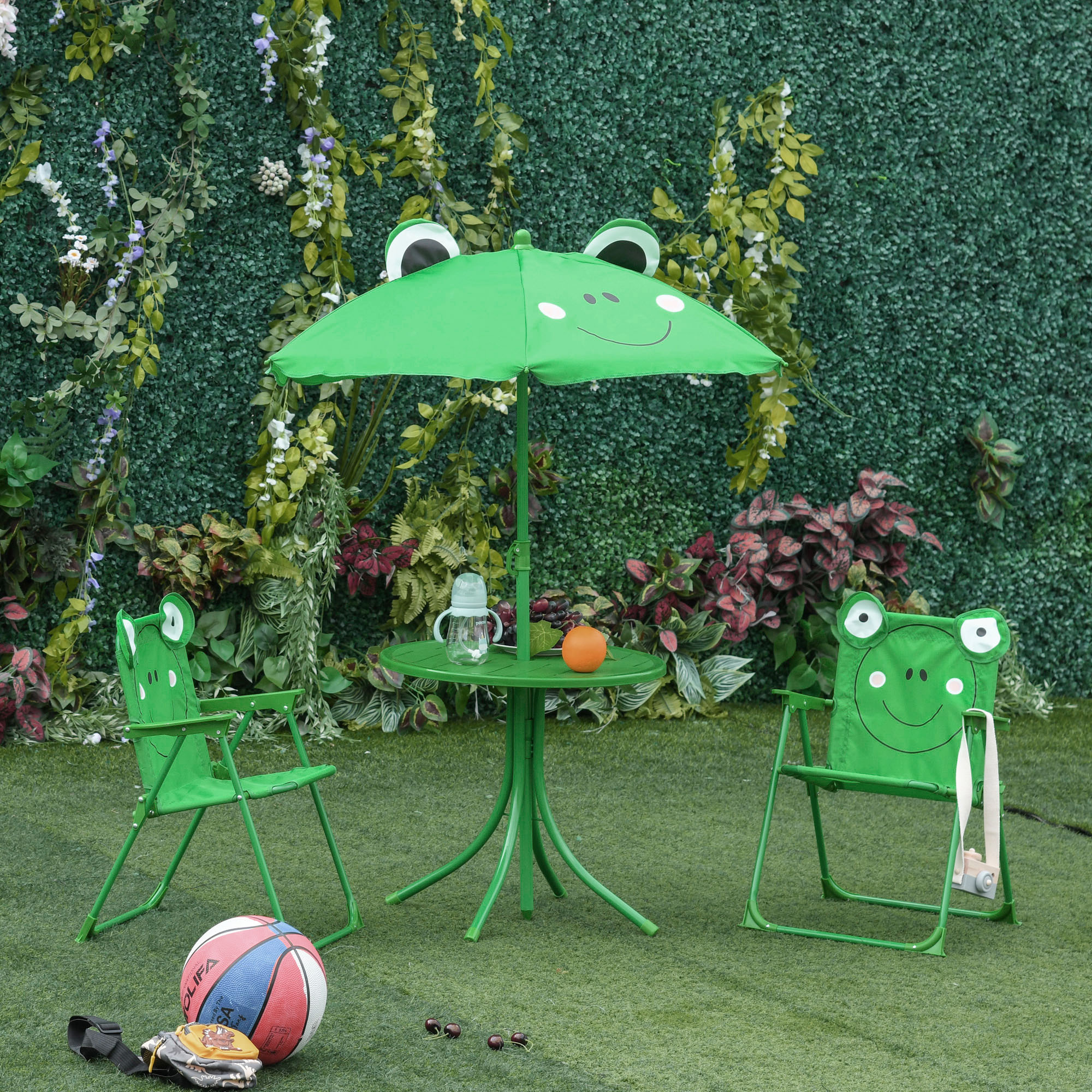 Zestaw stolików i krzeseł dla  – Kids Outdoor Folding Table recenzja i cena