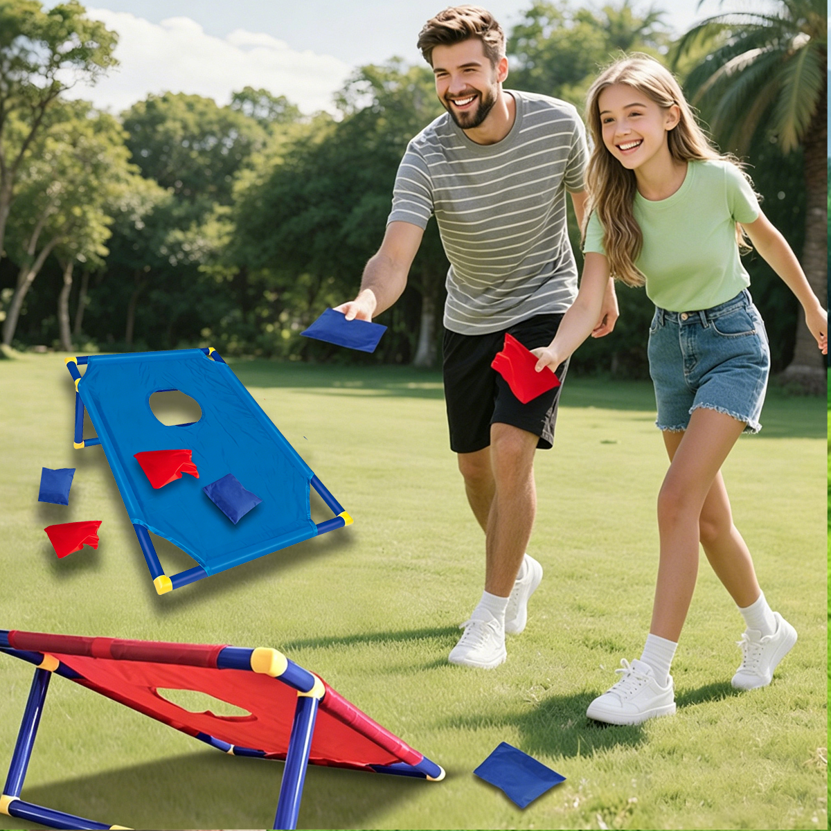 Przenośna gra w rzucanie worec – Kids Outdoor Bean Bag recenzja i cena