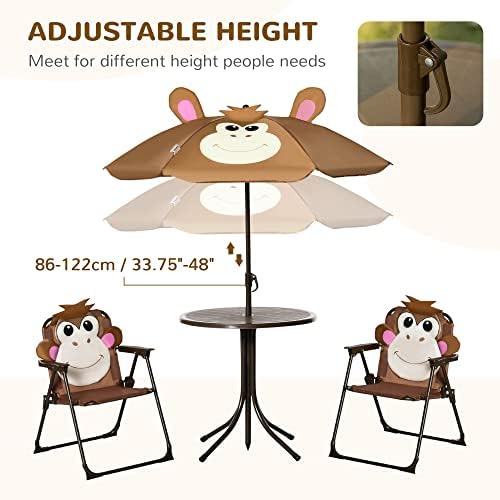 Zestaw stolik i krzesełki dla  – Kids Outdoor Folding Table recenzja i cena