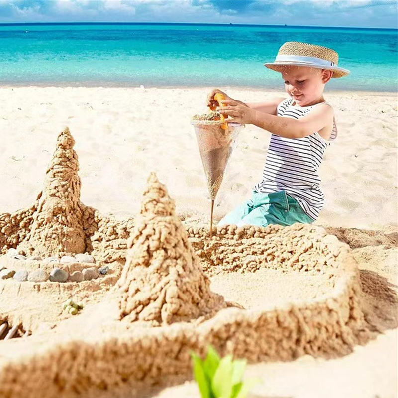 Dzieci na plaży myślą o zabawi – Kids Outdoor Set recenzja i cena