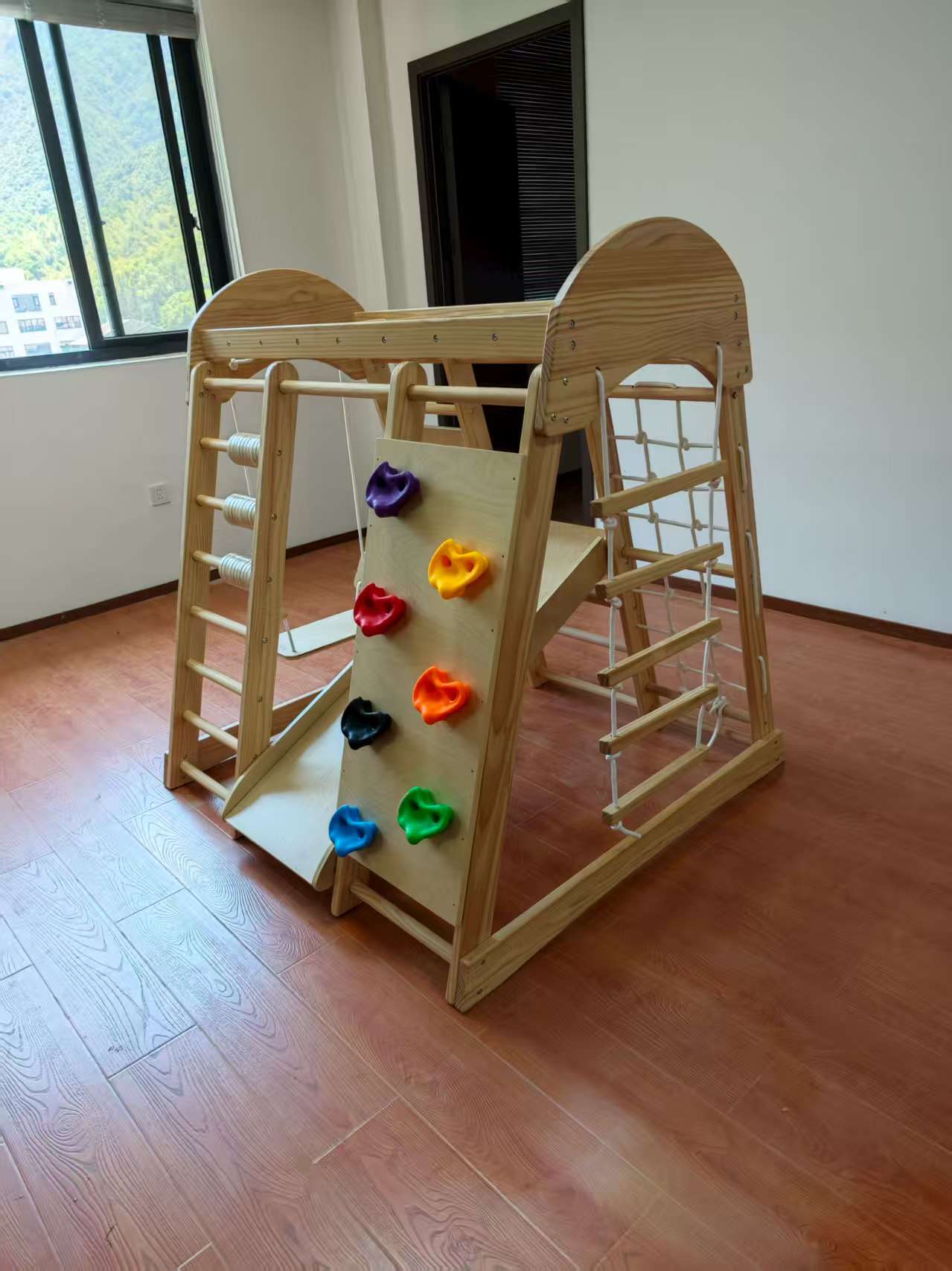 Drewniana drabinka do wspinacz – Kids Outdoor Playground recenzja i cena