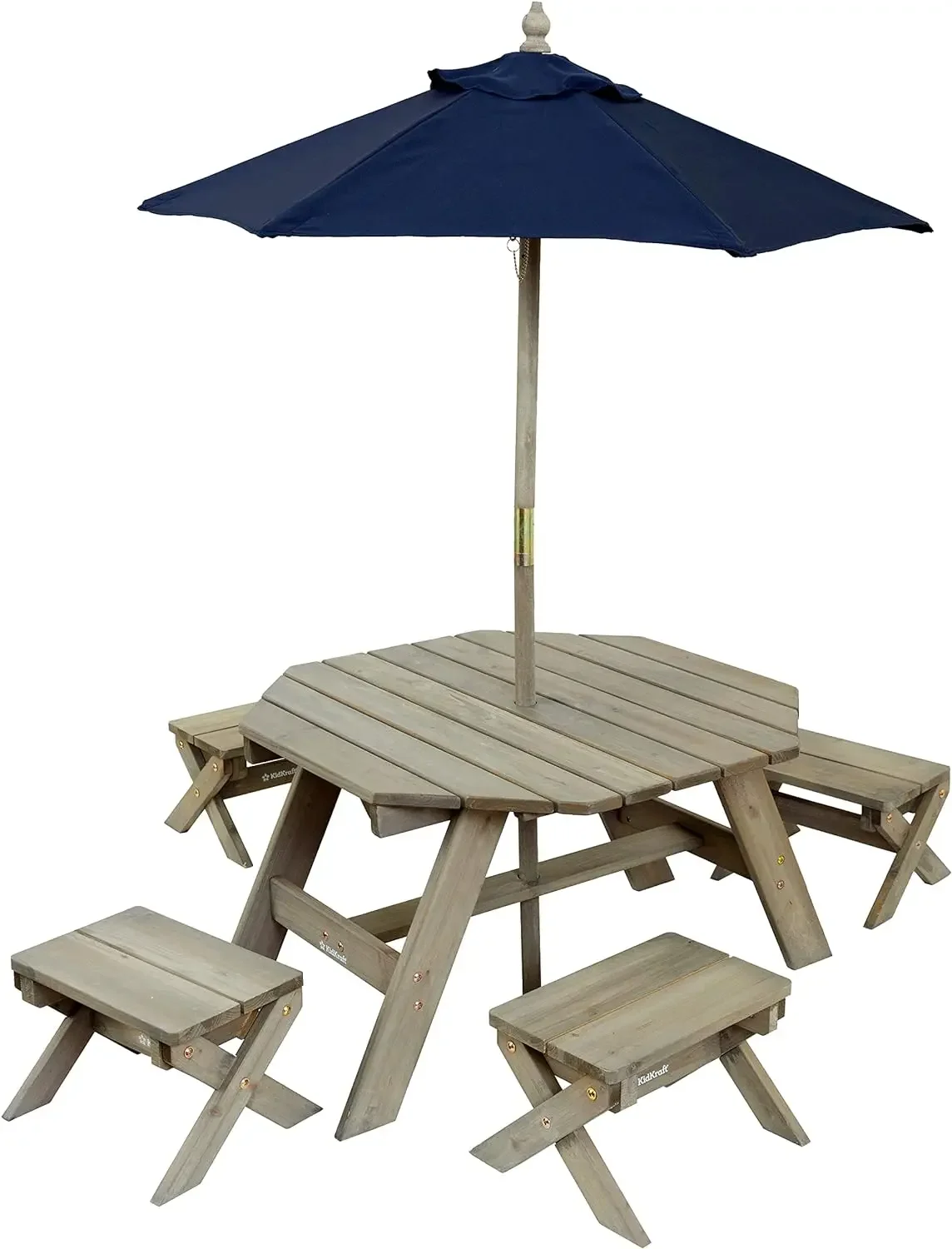 Ośmiokątny Stół Stołki Zestaw  – Kids Outdoor Folding Table recenzja i cena