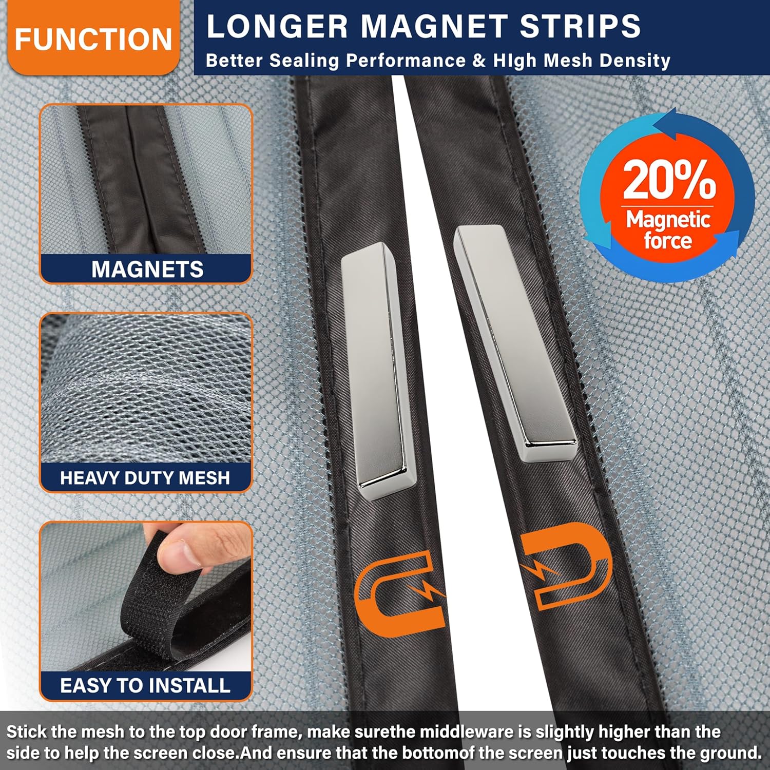 Magnetyczna siatka na drzwi, s – Outdoor Kid Friendly recenzja i cena