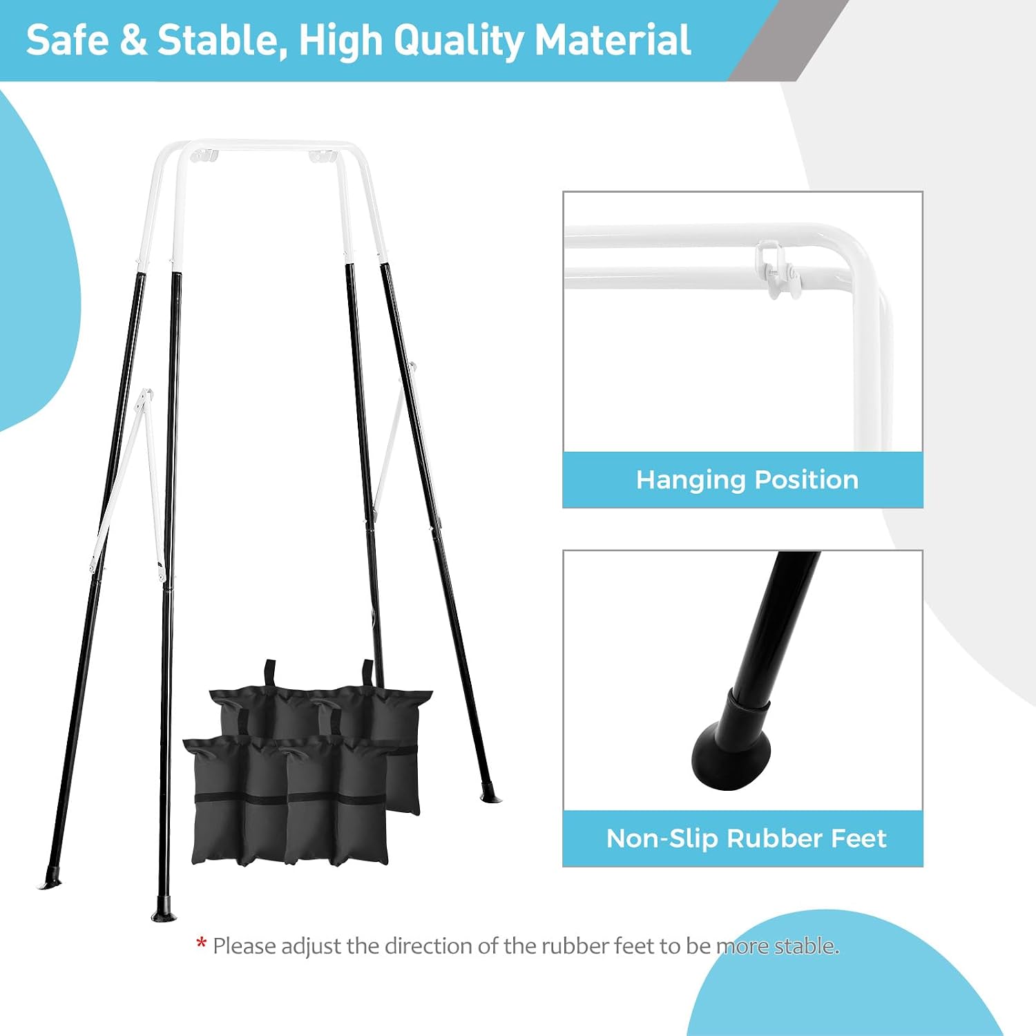 Składany stojak do huśtawki dl – Kids Outdoor Foldable Chair recenzja i cena