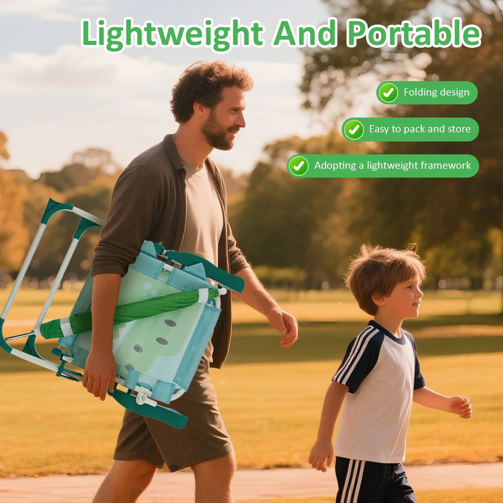 Składane krzesełko plażowe dla – Kids Outdoor Umbrella Chair recenzja i cena
