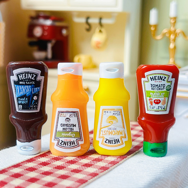 4 szt. Miniaturowe słoiczki z  – Kids Outdoor Kitchen Accessories recenzja i cena