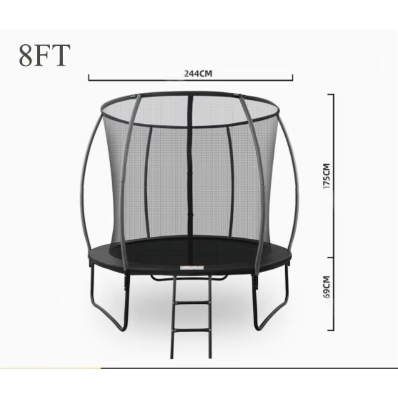 Duża trampolina do ogrodu, do  – Kids Indoor Outdoor Trampoline recenzja i cena