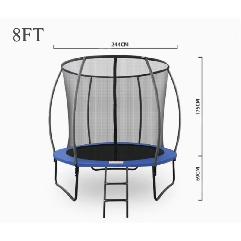Duża trampolina do ogrodu, do  – Kids Indoor Outdoor Trampoline recenzja i cena