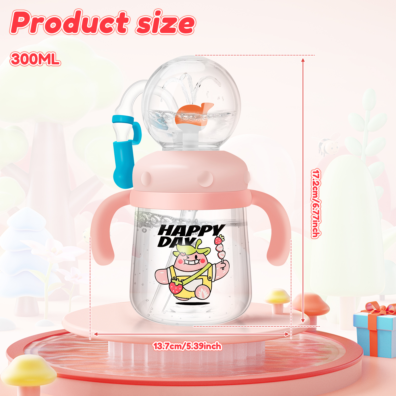 300ml kreatywny wieloryb Squir – Outdoor Kid Friendly recenzja i cena