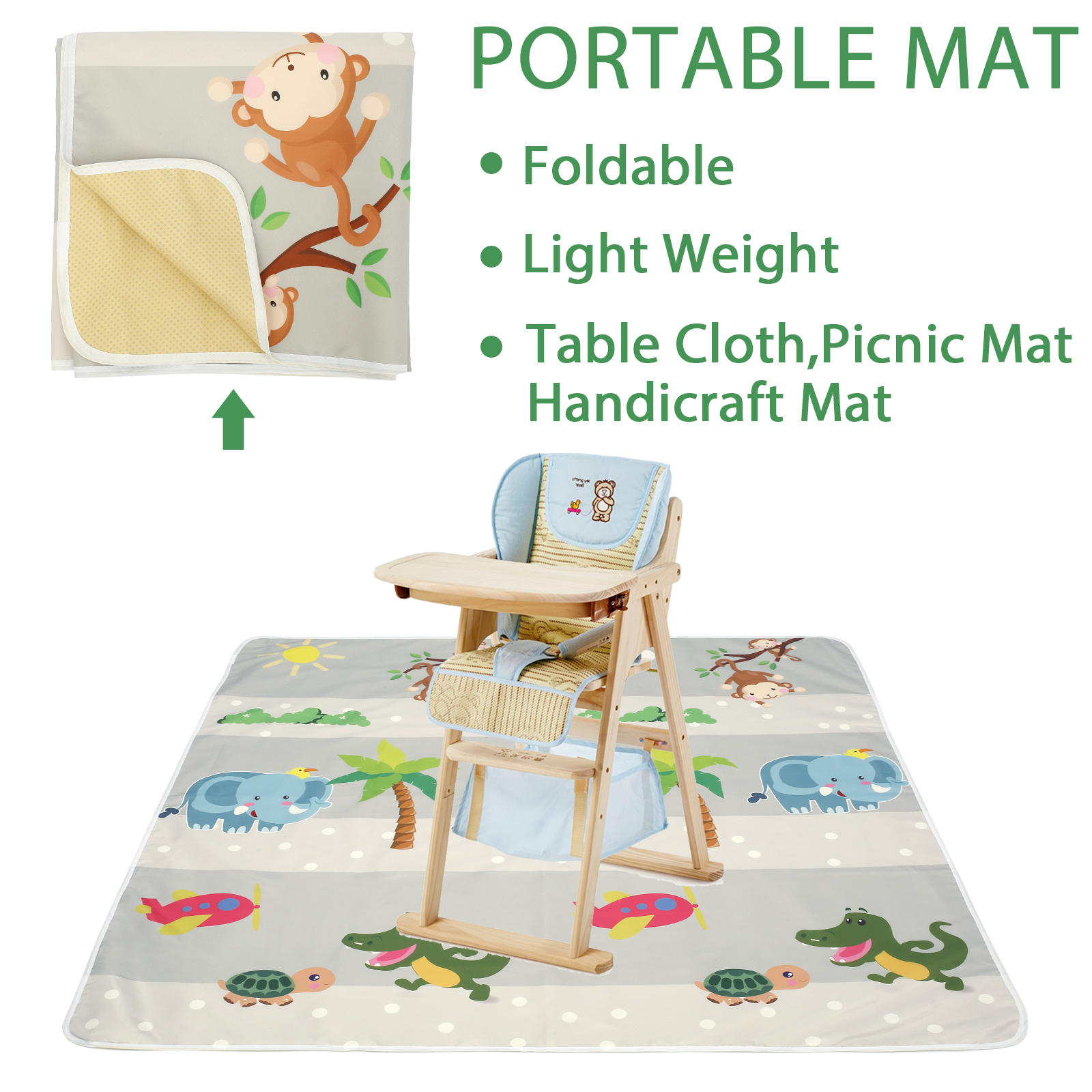 Mata z rozpryskami dla dzieci  – Kids Outdoor Foldable Chair recenzja i cena