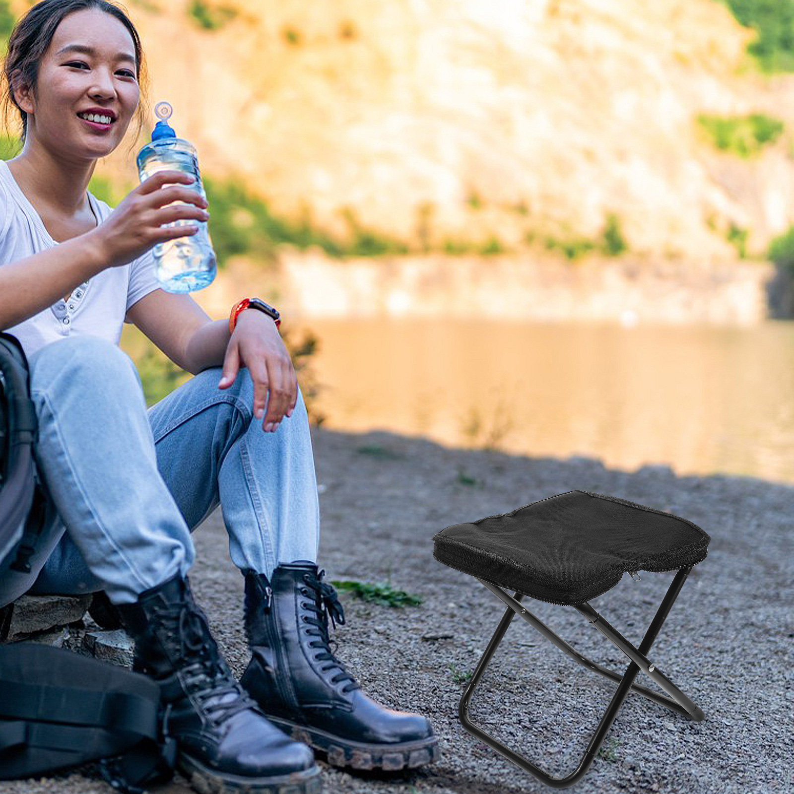 Przenośny, lekki, składany min – Kids Outdoor Foldable Chair recenzja i cena