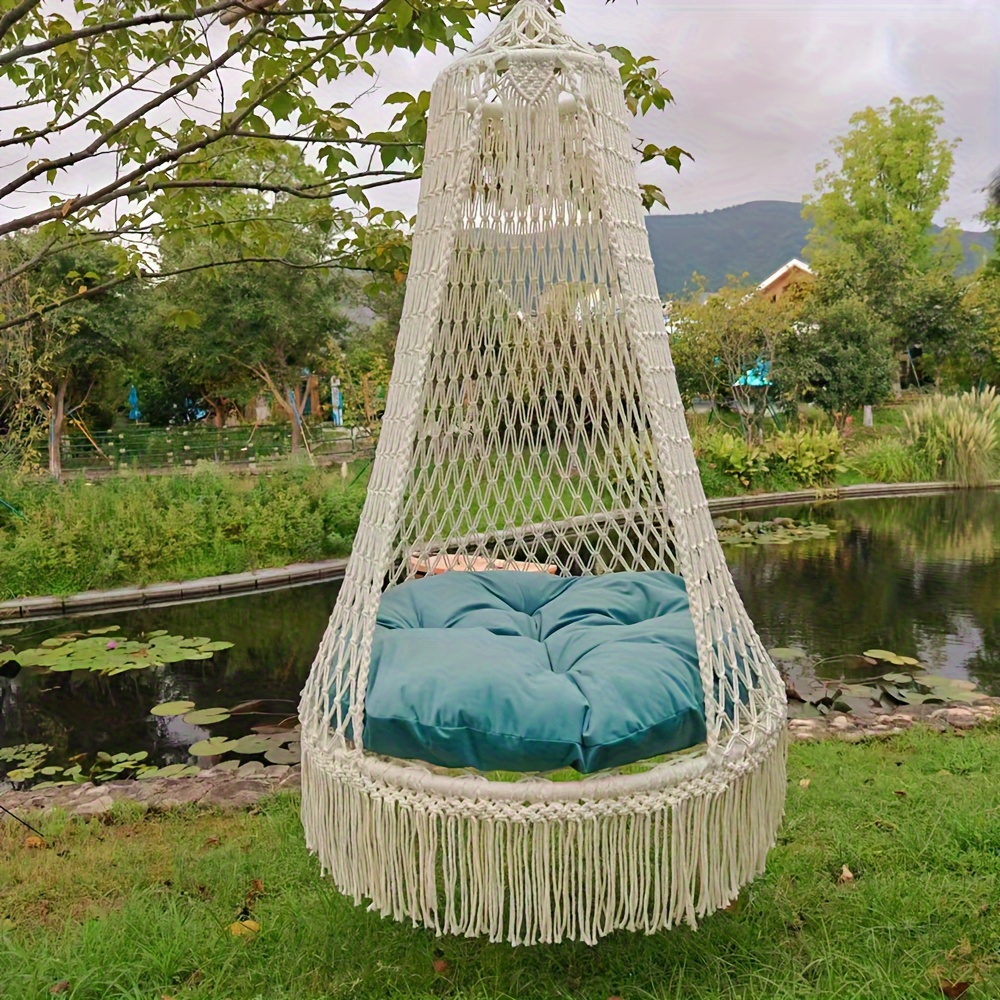 Ręcznie tkane krzesło wiszące  – Kids Outdoor Lounge recenzja i cena