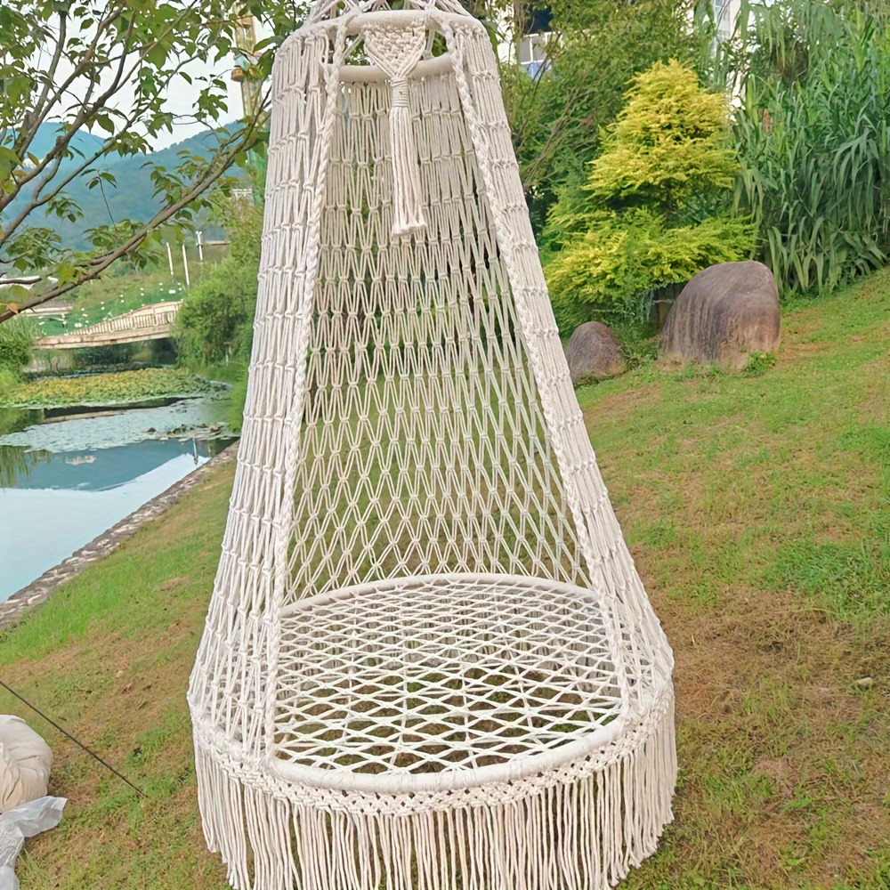 Ręcznie tkane krzesło wiszące  – Kids Outdoor Lounge recenzja i cena