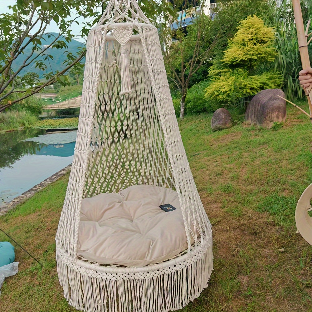 Ręcznie tkane krzesło wiszące  – Kids Outdoor Lounge recenzja i cena