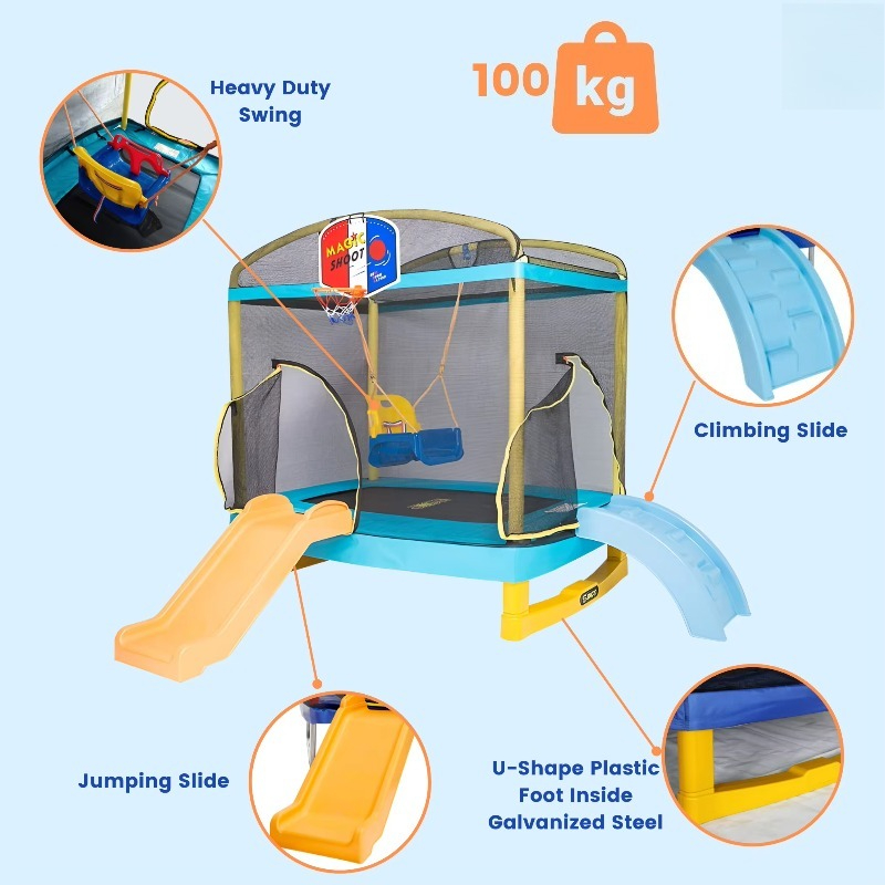 Trampoliny hurtowo, trampoliny – Kids Indoor Outdoor Trampoline recenzja i cena